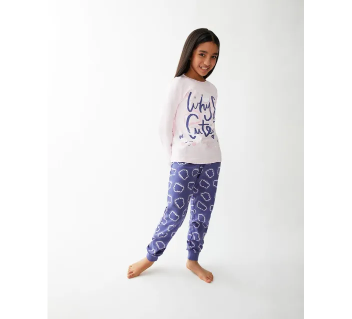 Pijama Niña M/L Interlock Why